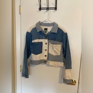 Wild Fable Patchy Cropped Jean Jacket